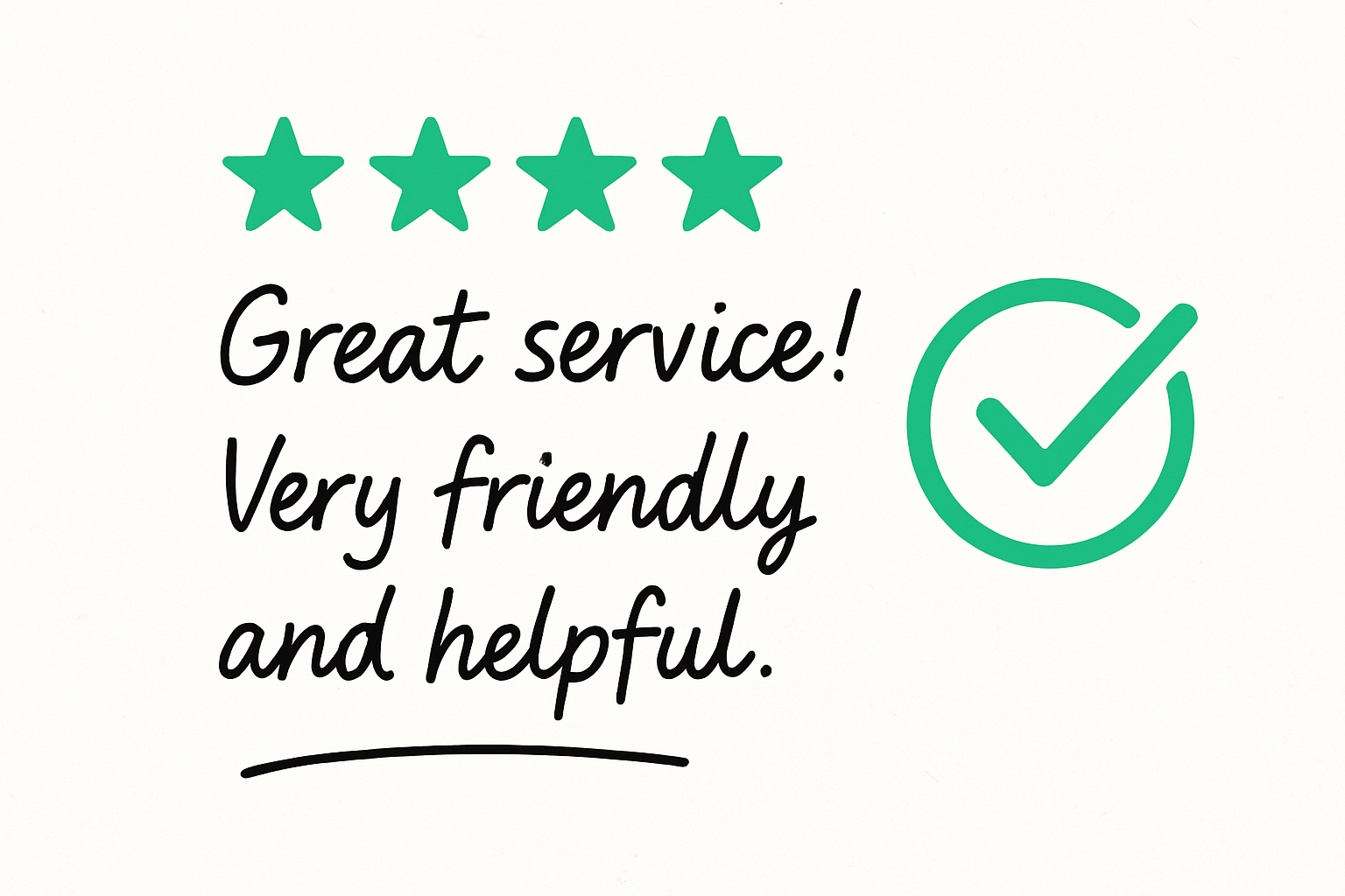 An authentic customer review preserved unchanged, symbolizing honest repurposing