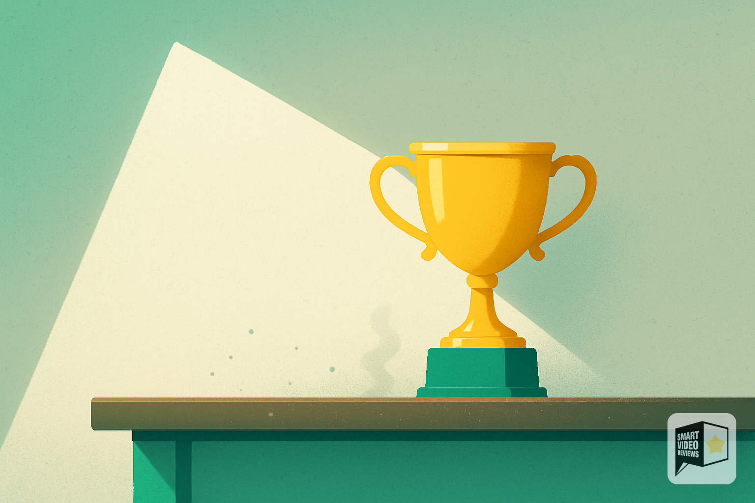 A single trophy gathering dust on a shelf, admired once then forgotten